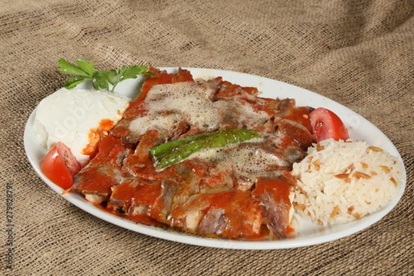 Fototapeta iskender kebap