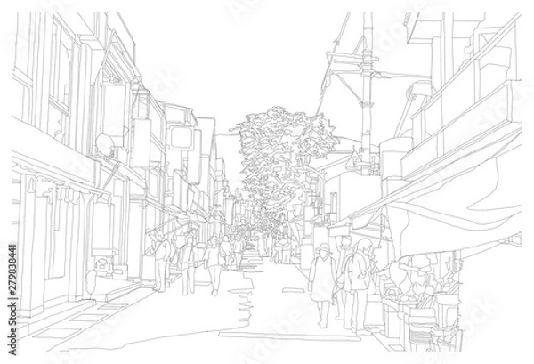 Fototapeta 軽井沢銀座