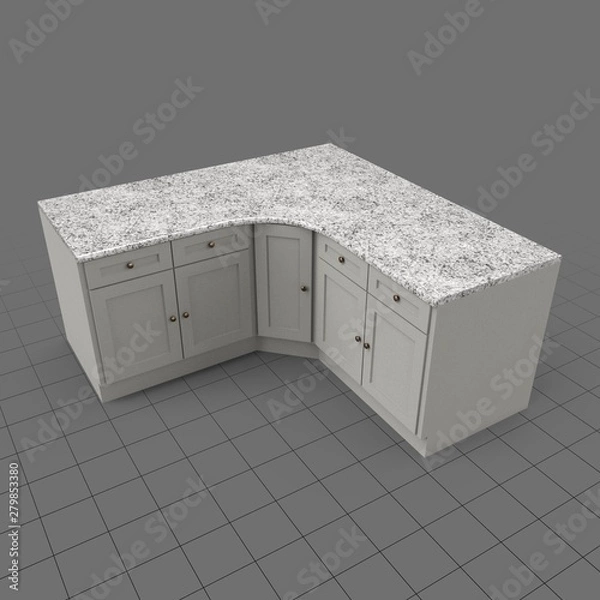 Obraz Narożny blat kuchenny