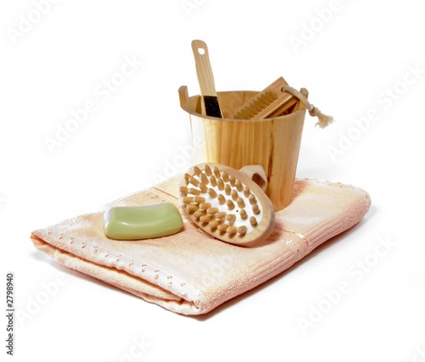 Obraz set for a bath or saunas