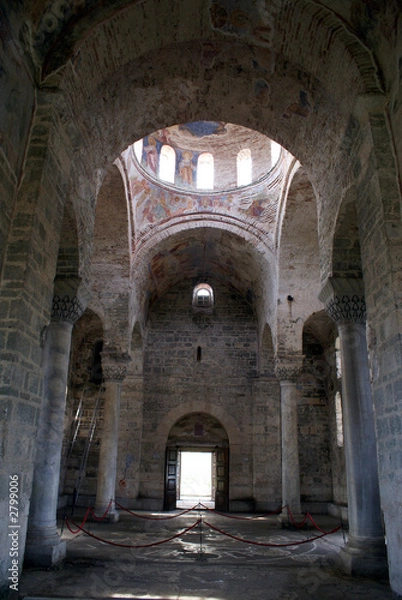 Fototapeta columns in church