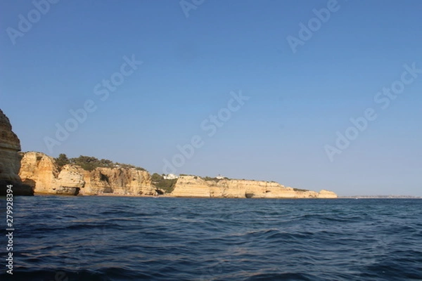 Obraz sea, rock, water, landscape, coast, nature