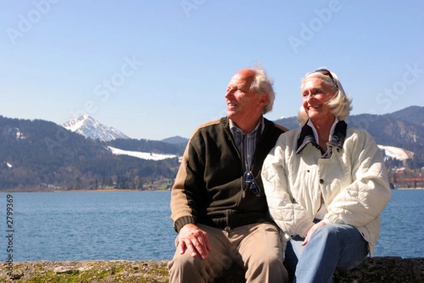 Obraz glückliches ehepaar