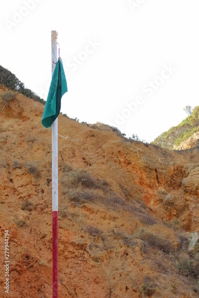 Obraz flag on the beach