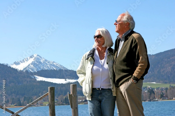 Obraz glückliches ehepaar