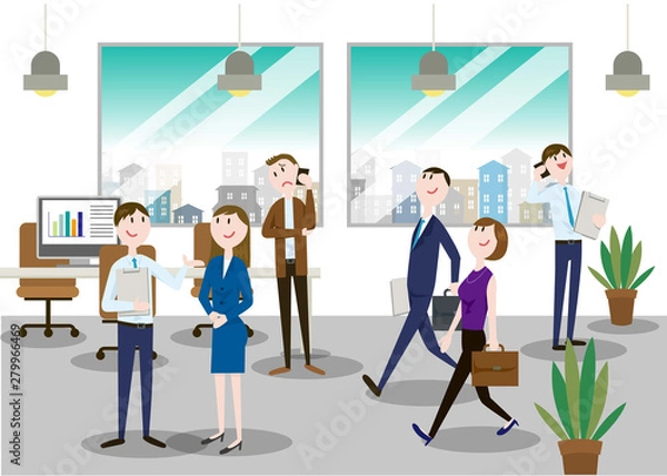 Fototapeta オフィスの風景