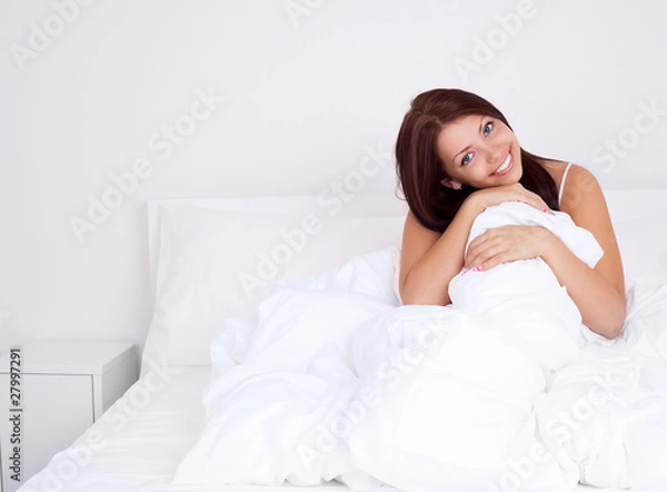 Obraz girl in bed