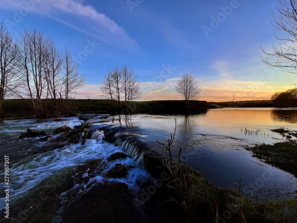 Obraz Sunset on the river