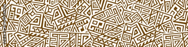 Fototapeta Creative Geometric Vector Seamless Pattern