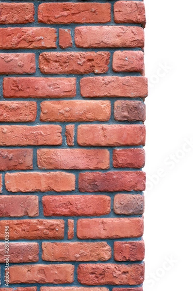 Fototapeta brick wall corner edge