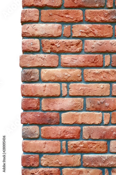 Fototapeta brick wall corner edge