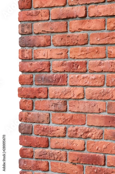 Fototapeta brick wall corner edge