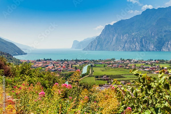 Fototapeta Summer landscape, Italy