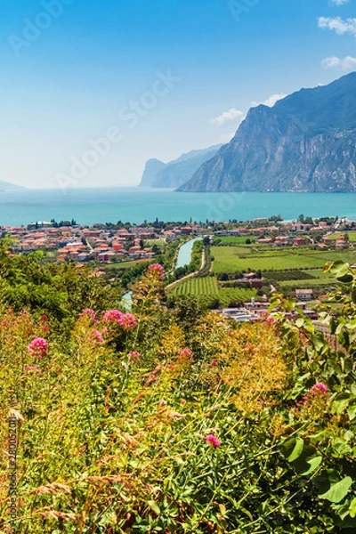 Fototapeta Summer landscape, Italy