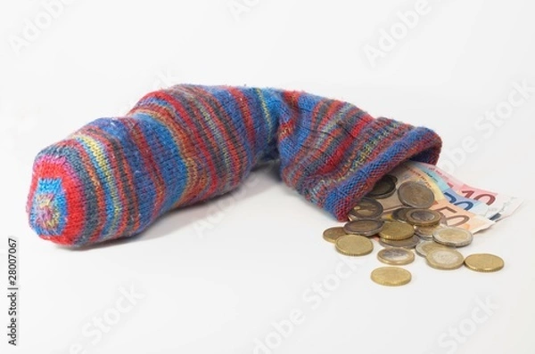 Obraz Sparstrumpf geringelt