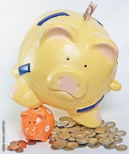 Obraz Groß gegen Klein