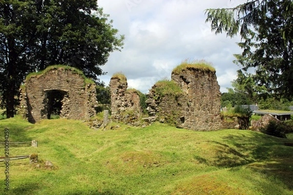 Fototapeta Remains of Saddell Abbey, Kintyre, Argyll.