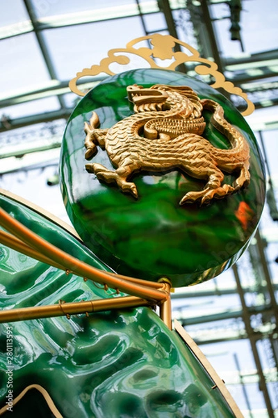 Fototapeta dragon in temple