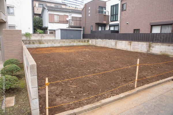 Fototapeta 売地 / 更地 / 空地