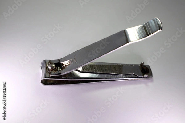 Obraz nail clipper isolated on white background