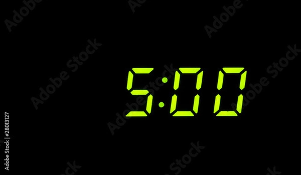 Obraz 5:00 Uhr