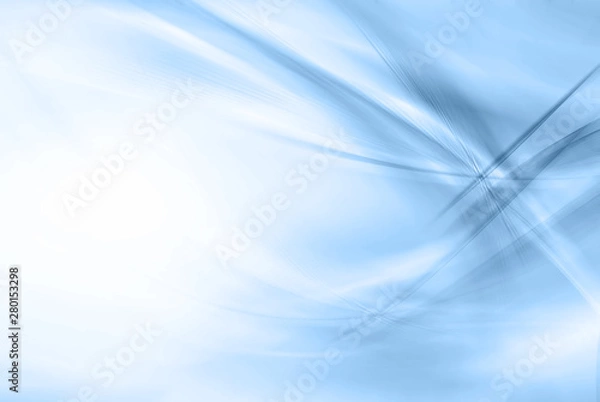 Obraz Abstract blue background. lines, waves, strokes, stylish background