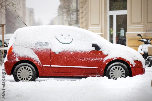 Obraz szczęśliwej zimy