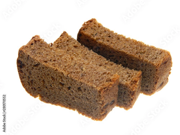 Fototapeta bread isolated on white background