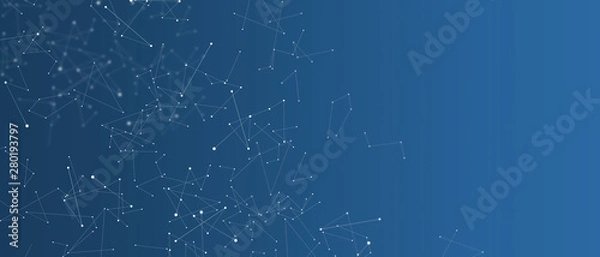 Obraz Abstract science futuristic background