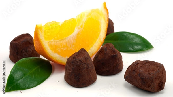 Obraz chocolate truffles
