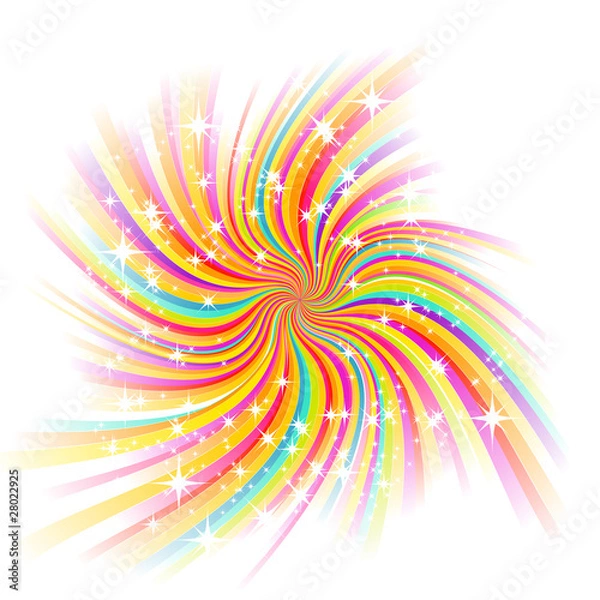 Fototapeta beautiful glow, vector abstract background