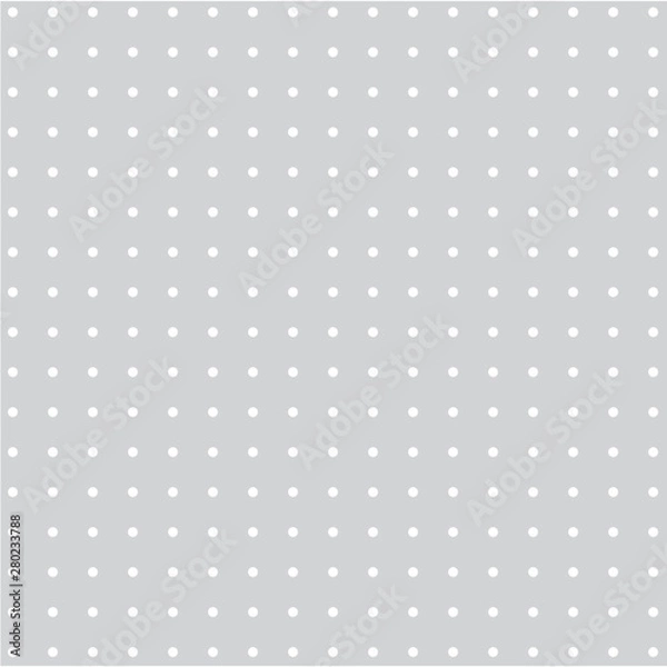 Fototapeta Gray background  with  white dots  