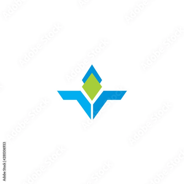 Obraz abstract shape geometry company