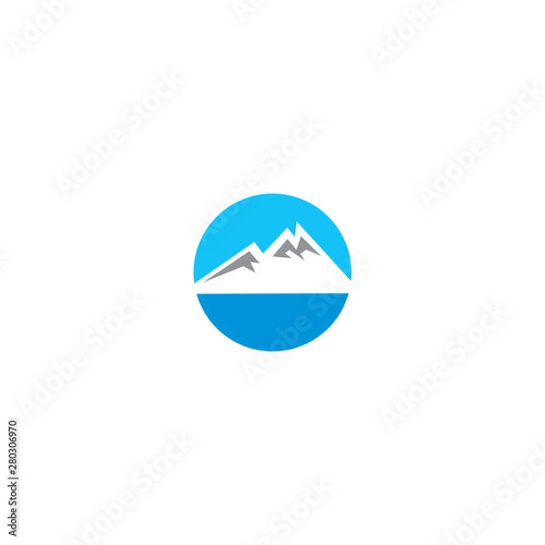 Obraz mountain nature vector logo