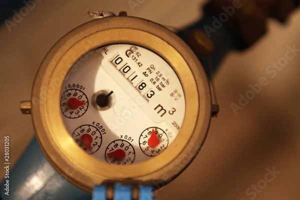 Obraz Wasserzähler