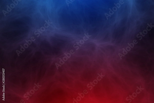 Fototapeta Red fire versus blue ice abstract background texture