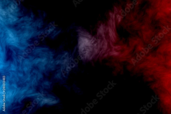 Obraz Red fire versus blue ice abstract background texture