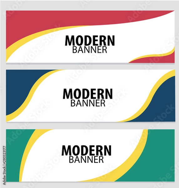 Fototapeta modern banner design template
