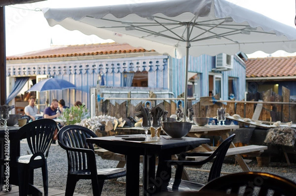 Obraz Table d'un restaurant