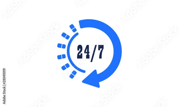 Obraz 24 hour service, availability