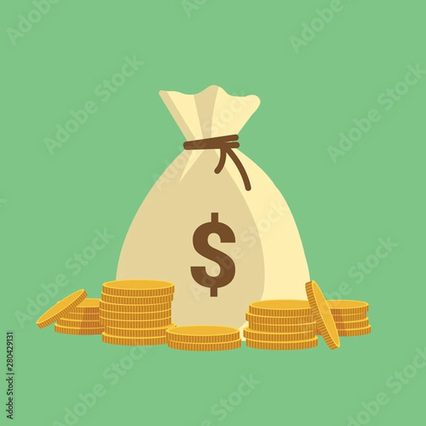 Obraz Money bag icon