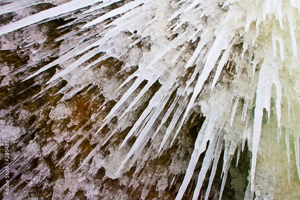 Fototapeta Dangerous icicles