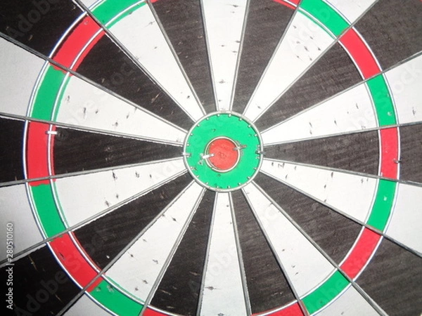 Obraz dart on a target