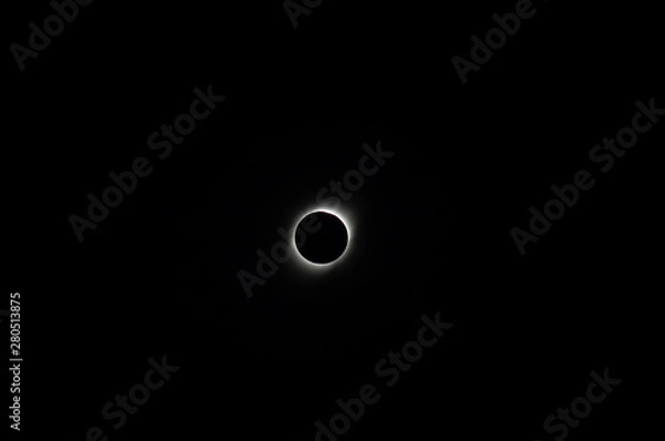 Fototapeta sol y luna, eclipse solar