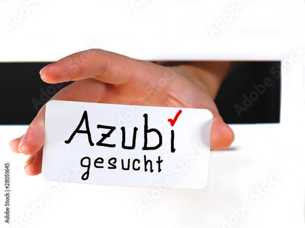 Obraz Azubi gesucht