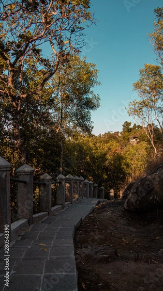 Obraz Walkpath and Blue Sky