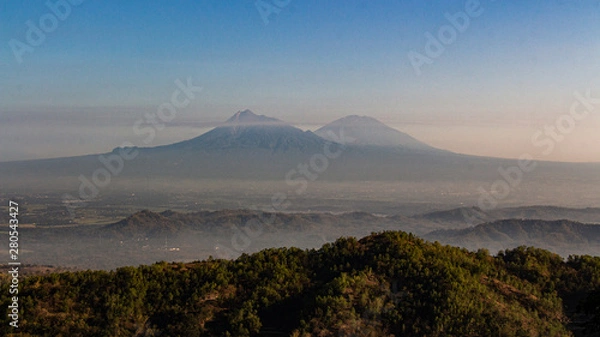Obraz Merapi Mountain and Friend