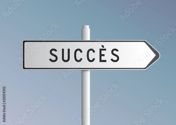 Fototapeta Panneau succès