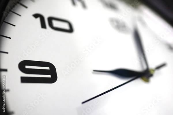 Fototapeta watch face with numbers close-up