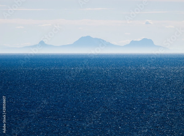 Fototapeta Remote cliffs at Lofoten